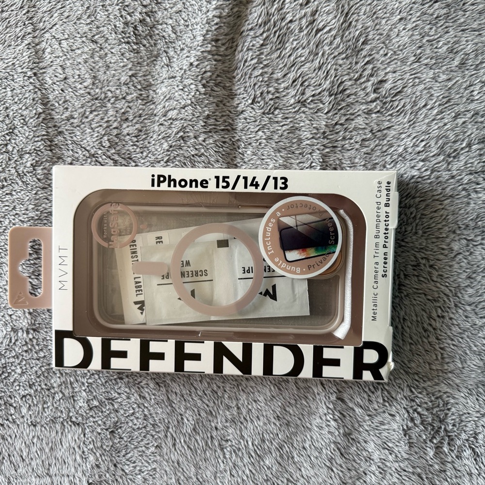 MVMT Gold Screen Protector for iPhone 15,14,13